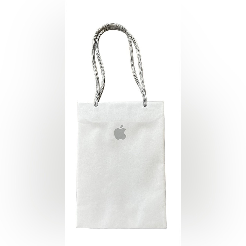 APPLE bundle set of stickers, small and medium shopper bags. Great condition
